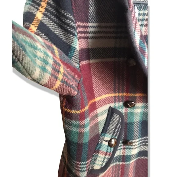 Woolrich plaid coat - Picture 8 of 14